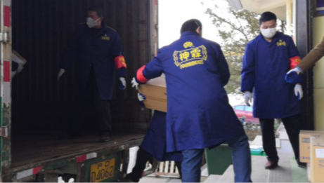 口罩手套皆医用 | 3499拉斯维加斯之家捐赠物资首批抵孝感